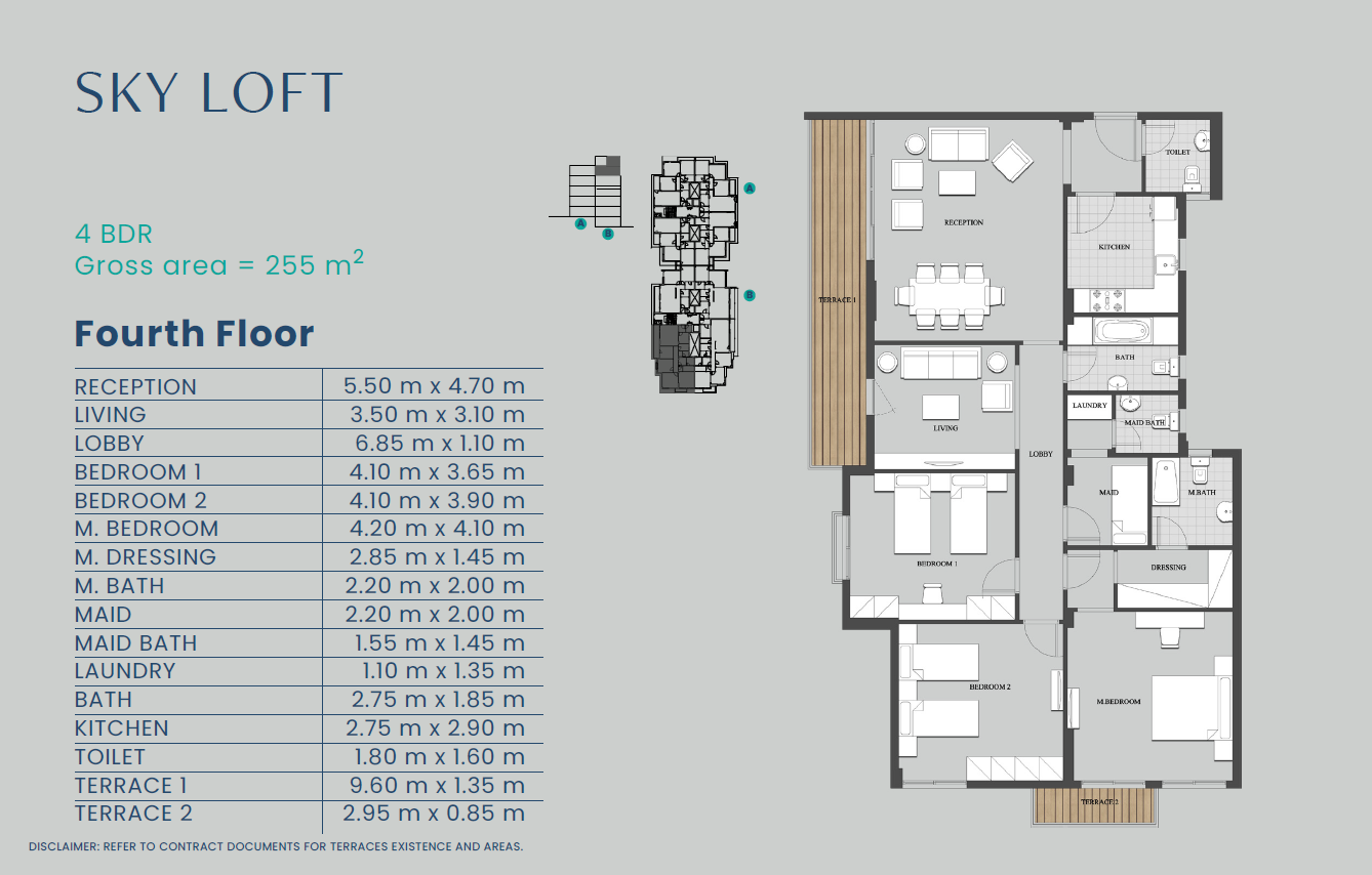 Floor plan for penthouse at Mountain View iCity October