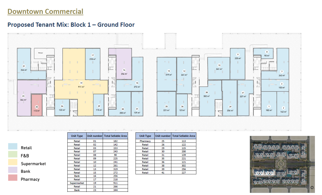 Floor plan for  at Downtown New Alamein