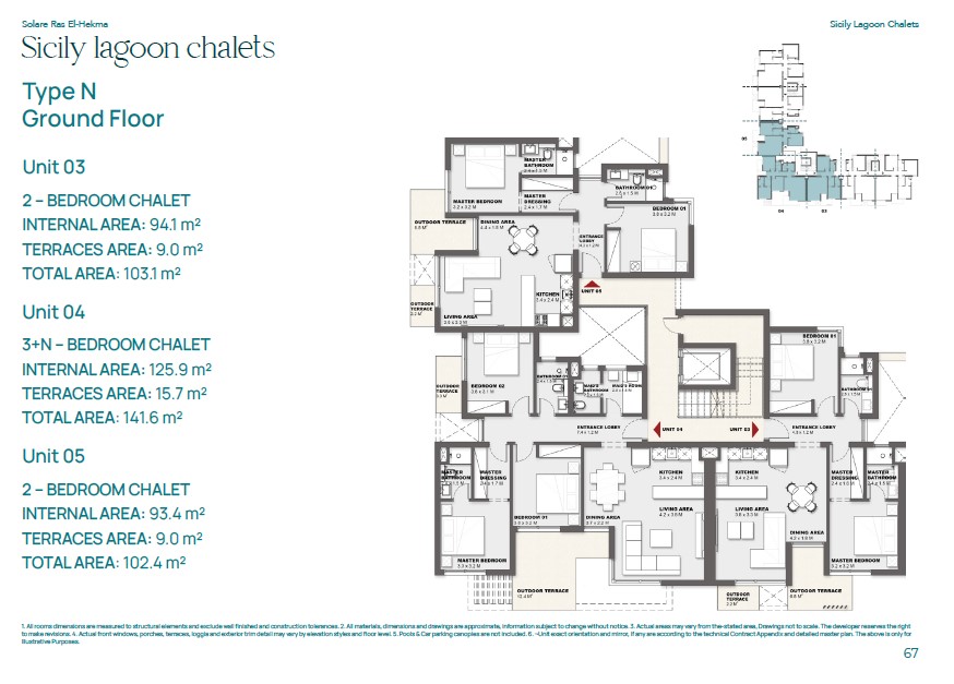 Floor plan for chalet at Solare