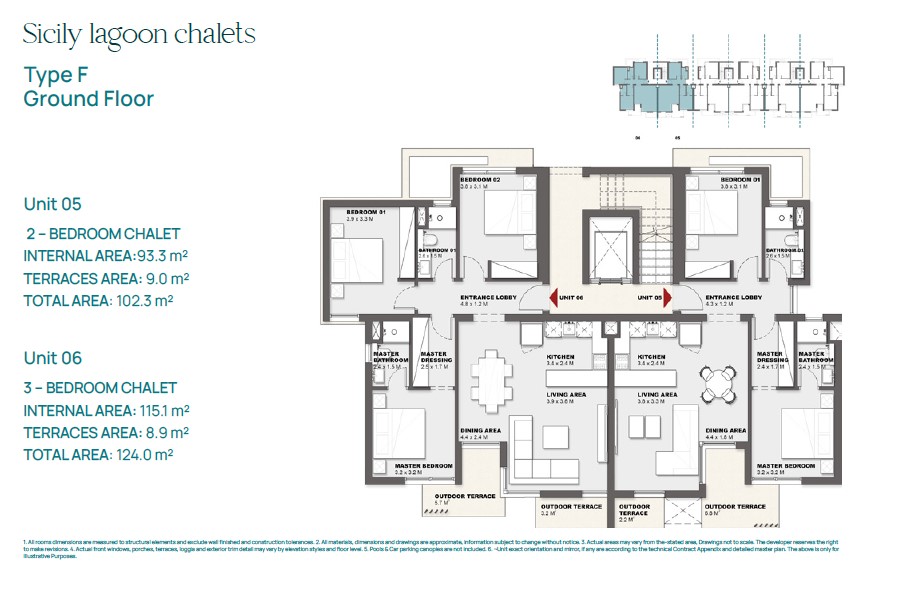 Floor plan for chalet at Solare