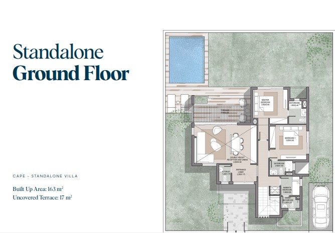 Floor plan for villa at Makadi Heights