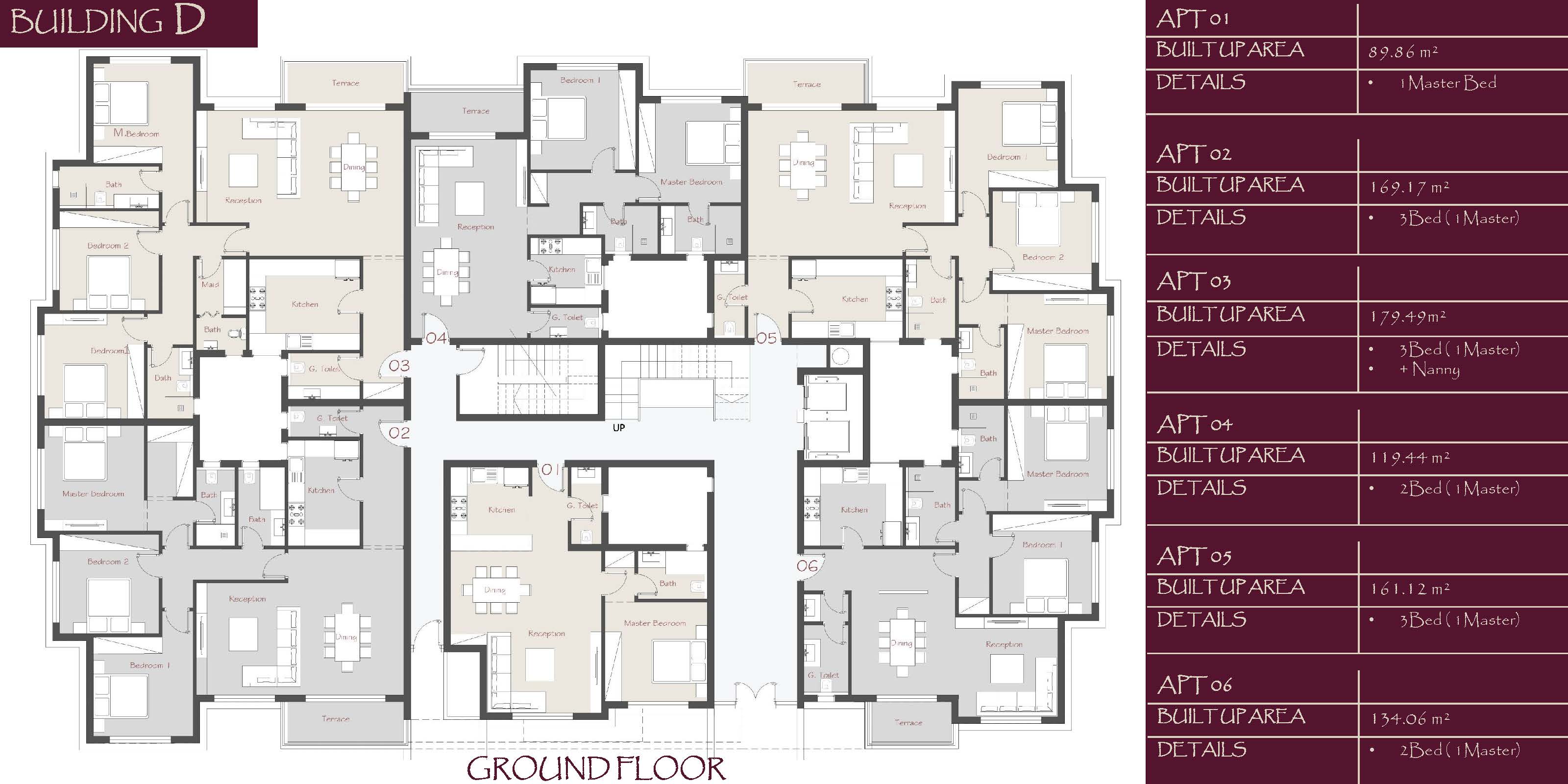 Floor plan for apartment at Palm Hills Alexandria