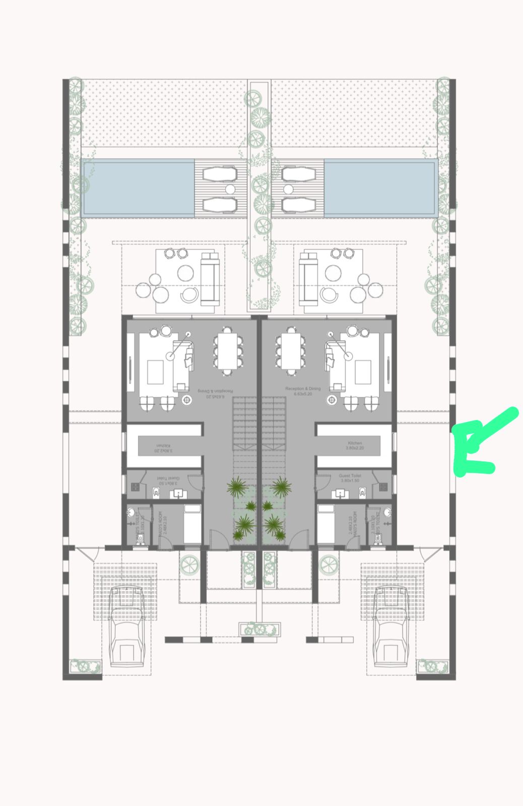 Floor plan for  at Playa Ghazala