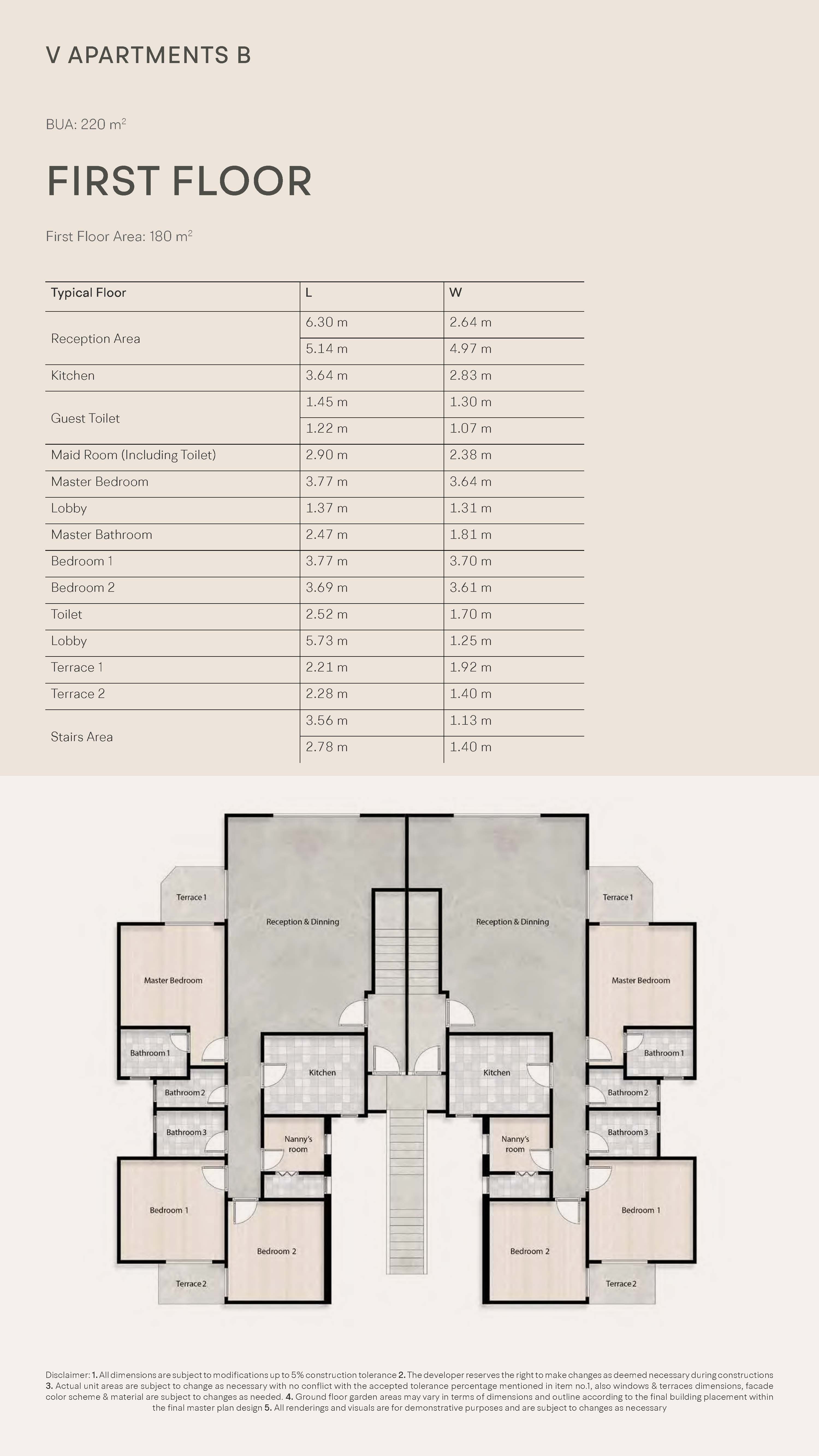 Floor plan for penthouse at V levels