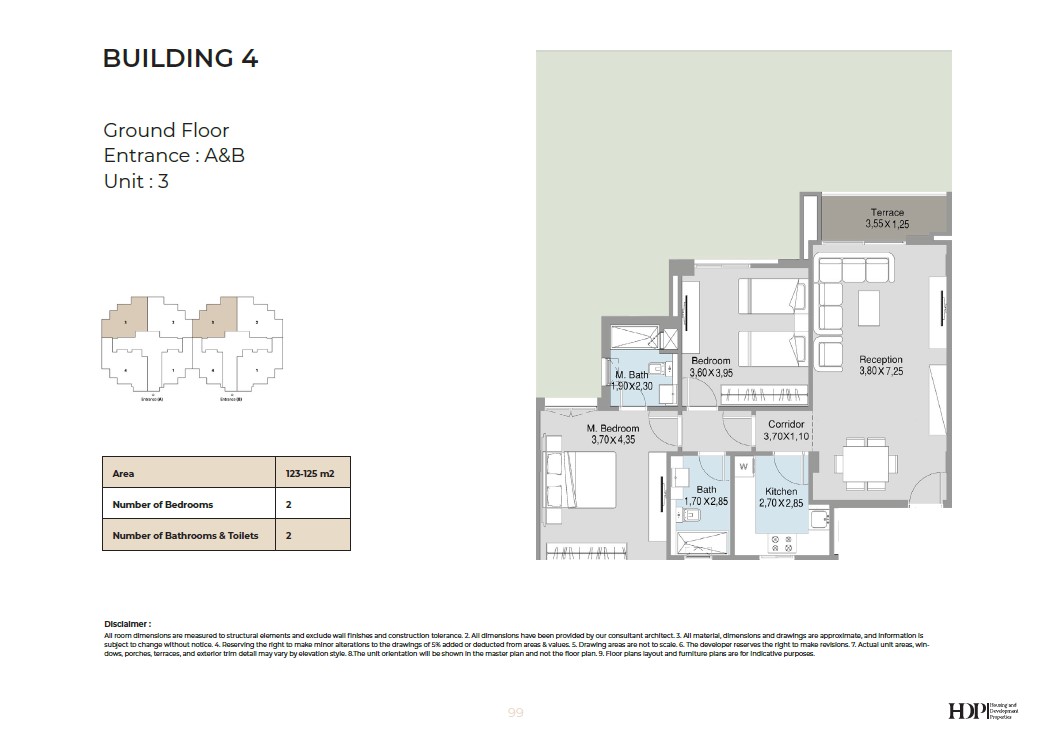 Floor plan for apartment at Talda