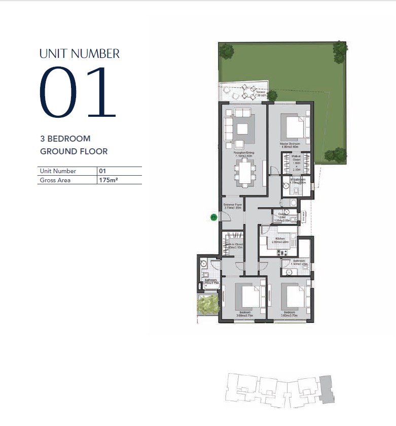 Floor plan for apartment at V Residences By Villette