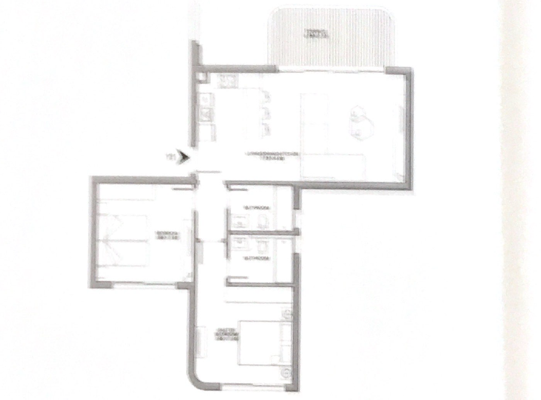 Floor plan for chalet at June