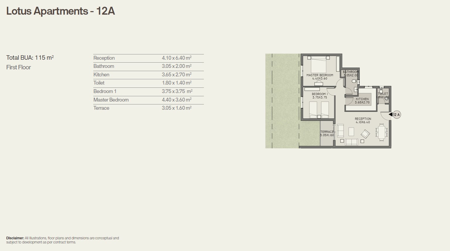 Floor plan for duplex at Origami Golf