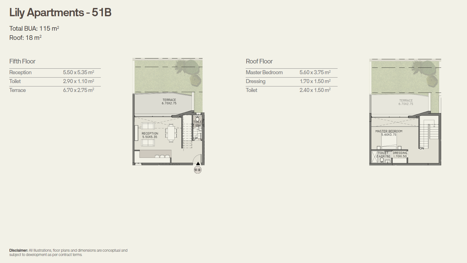 Floor plan for duplex at Origami Golf