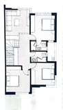 Floor plan for townhouse at Badya