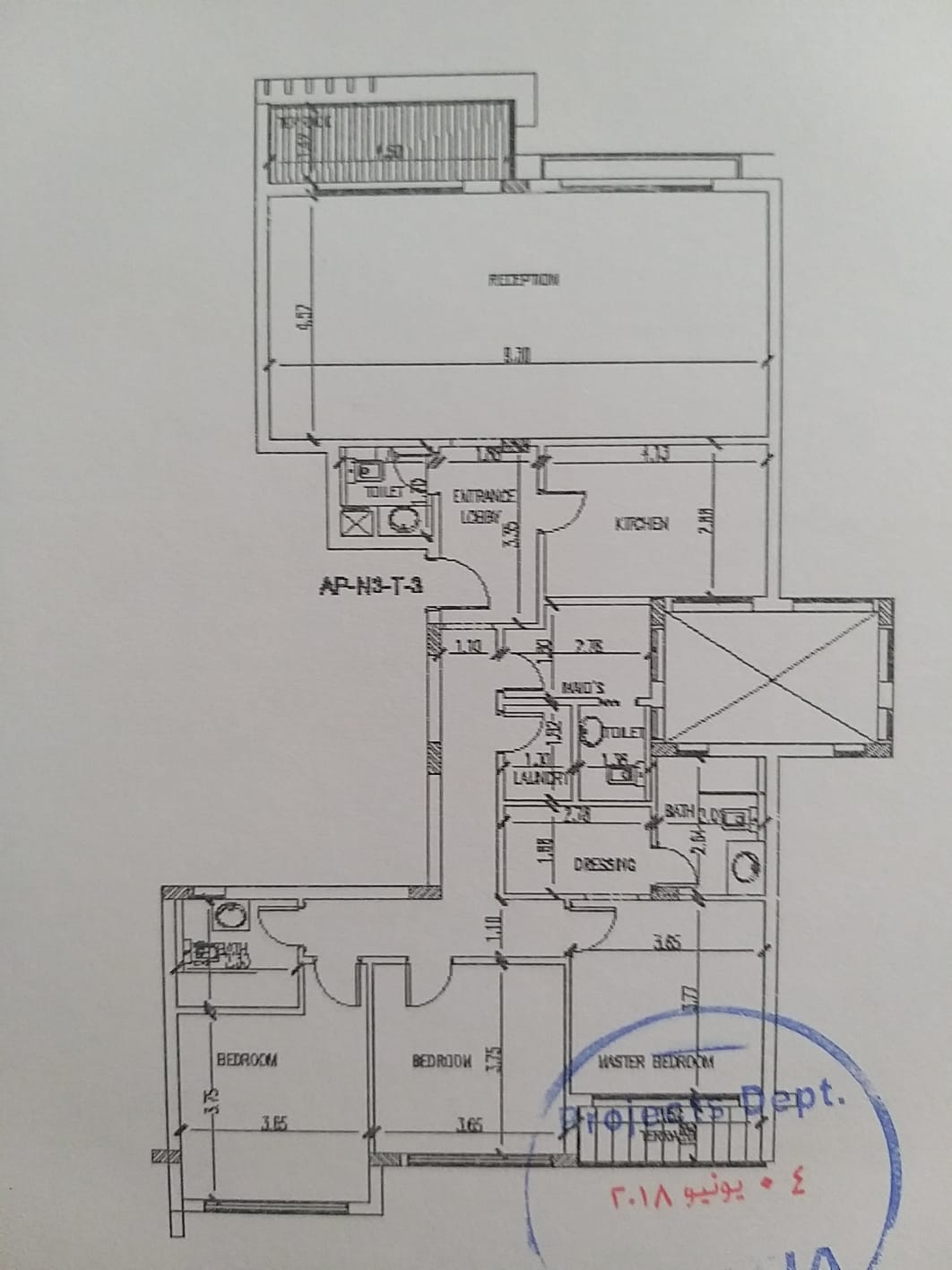 Floor plan for apartment at Joulz