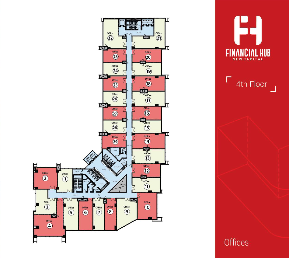 Floor plan for  at Financial Hub