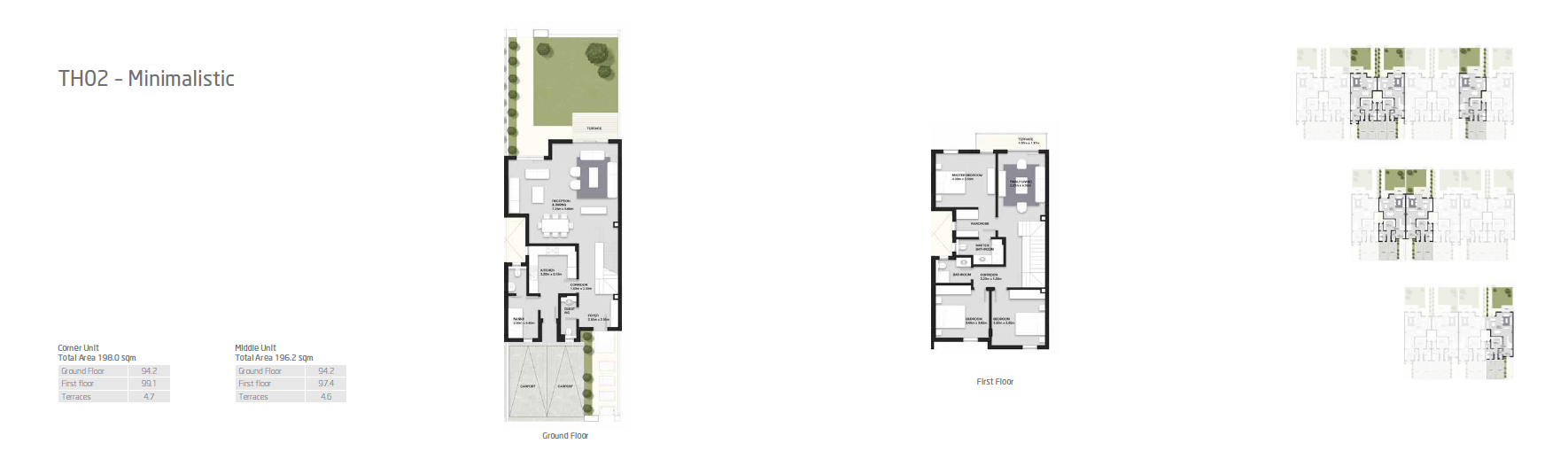 Floor plan for townhouse at VYE SODIC
