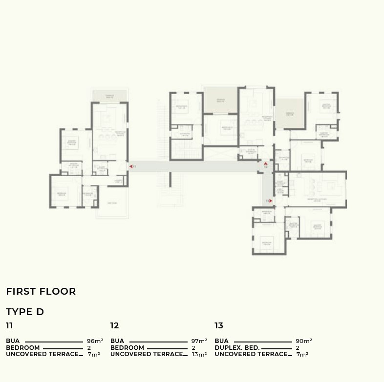 Floor plan for chalet at DUA