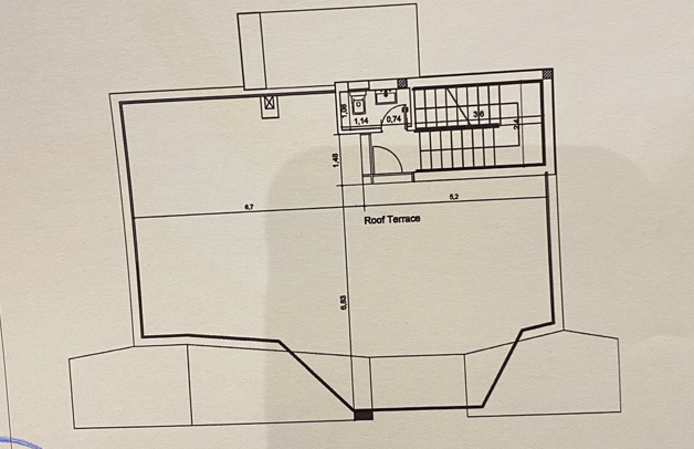 Floor plan for villa at Fouka Bay