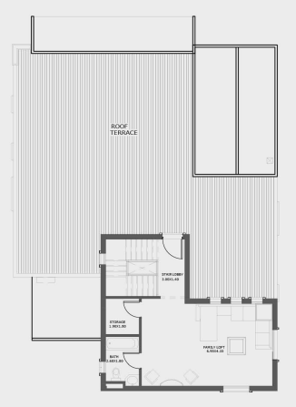 Floor plan for villa at Hyde Park