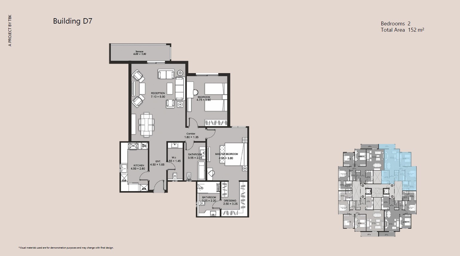 Floor plan for apartment at Ninety Avenue