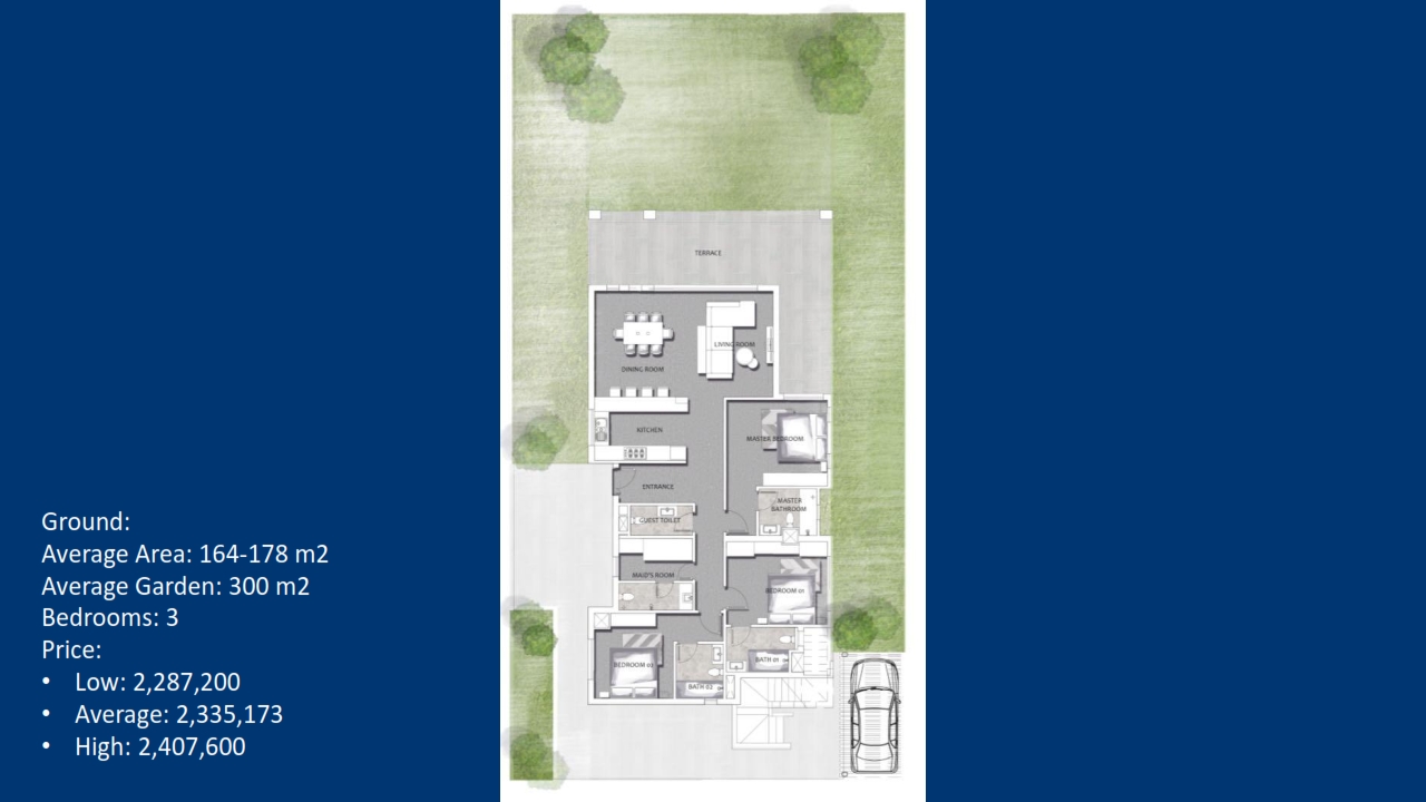 Floor plan for chalet at Jefaira
