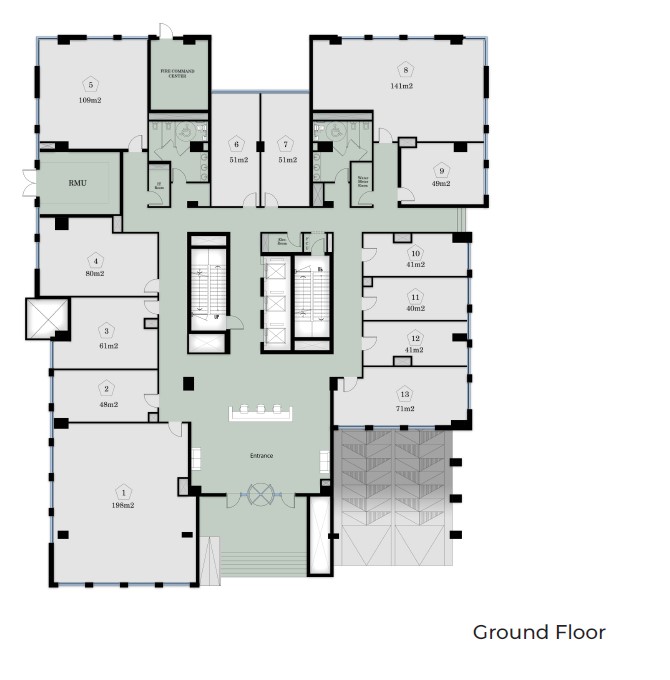 Floor plan for  at Obex
