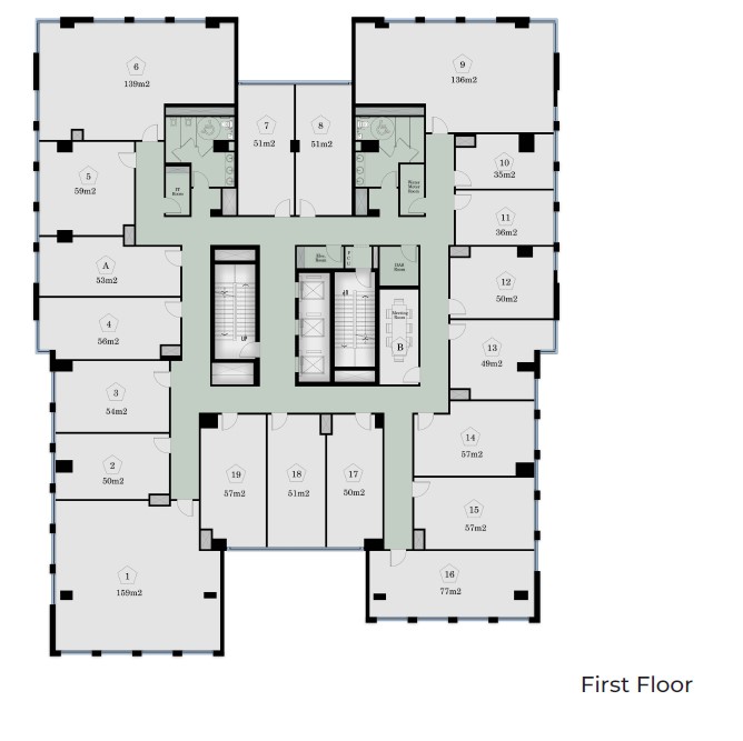 Floor plan for  at Obex
