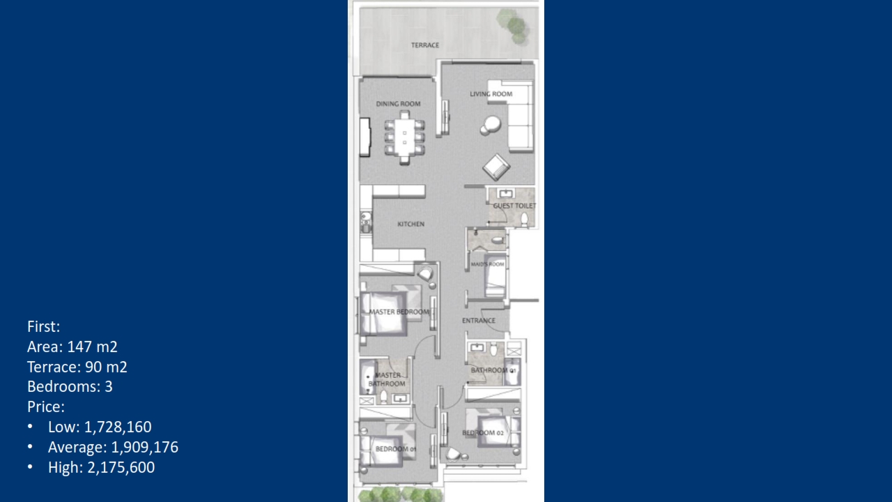 Floor plan for chalet at Jefaira