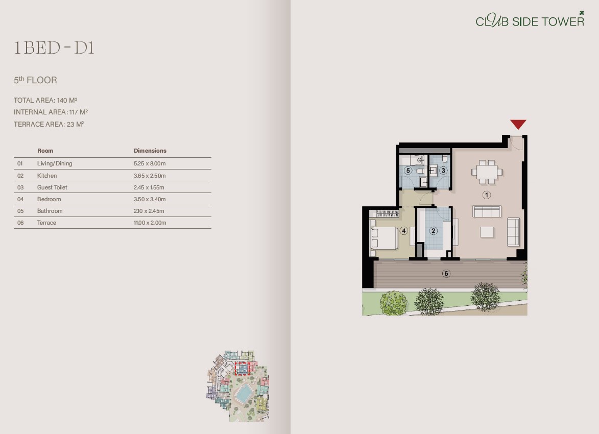 Floor plan for apartment at ZED East
