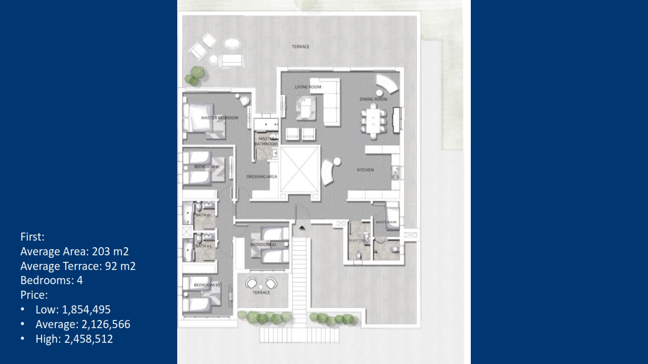 Floor plan for chalet at Jefaira