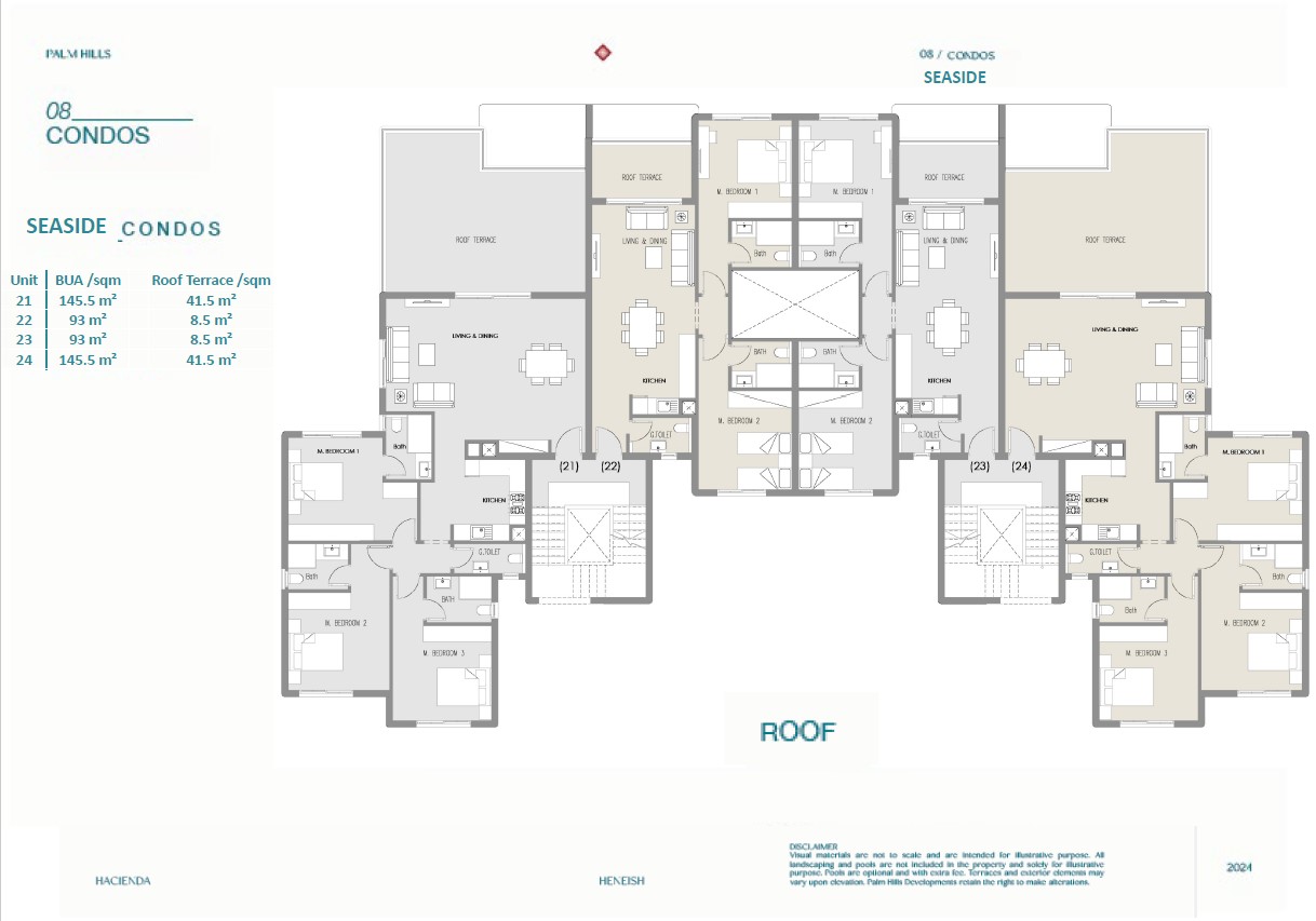 Floor plan for chalet at Hacienda Heneish