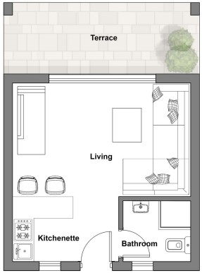 Floor plan for  at Jefaira