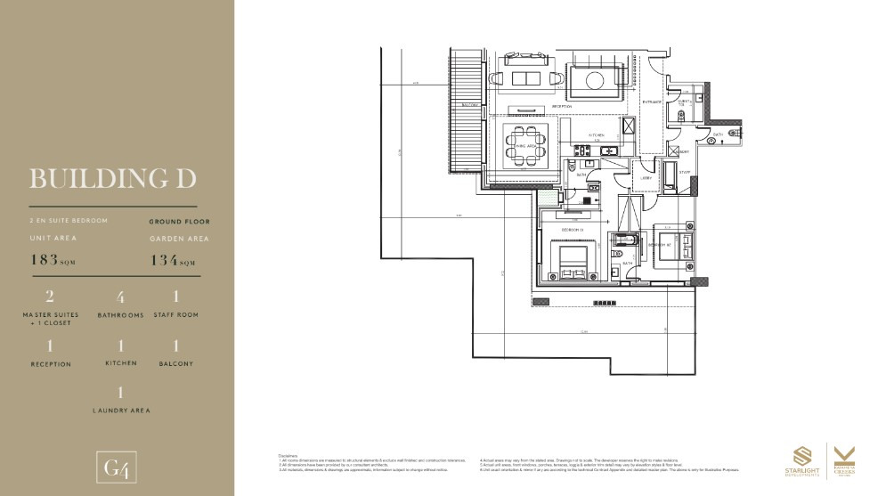 Floor plan for apartment at Katameya Creeks