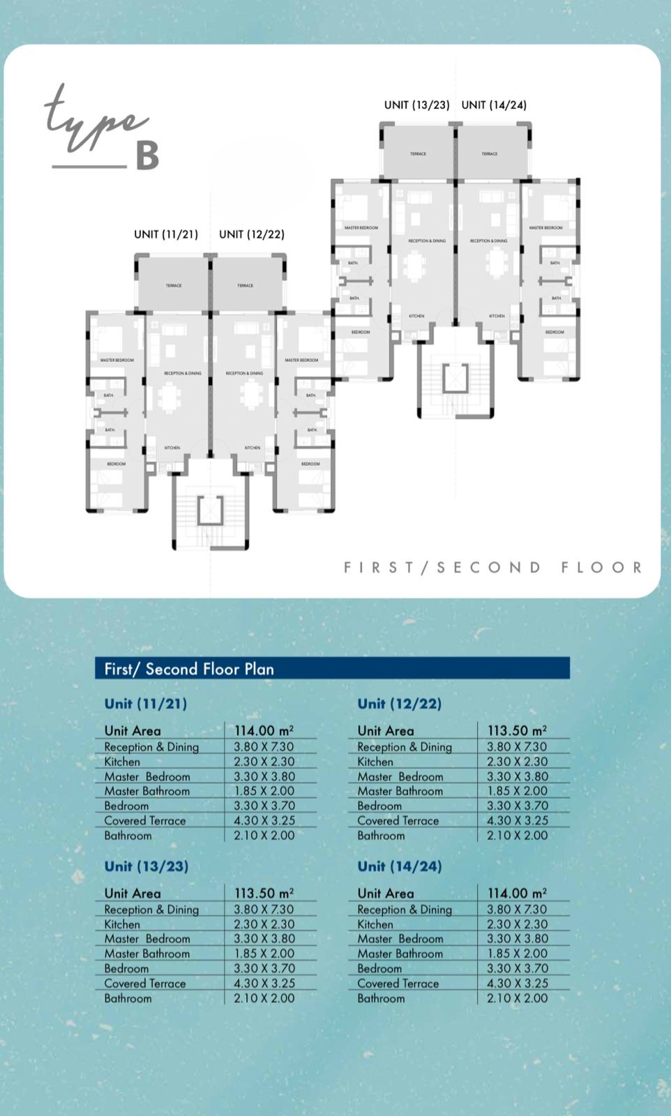 Floor plan for chalet at Hacienda West