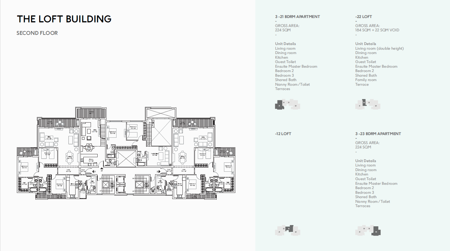 Floor plan for apartment at Plateau District 5