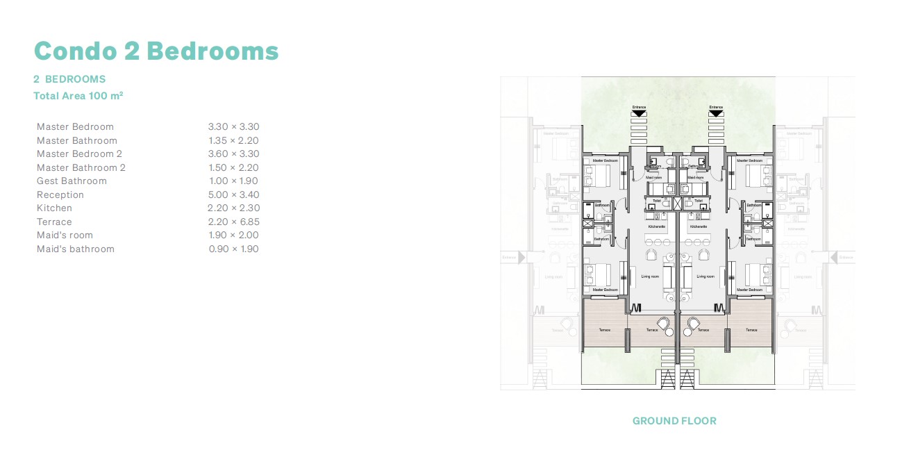 Floor plan for chalet at Salt