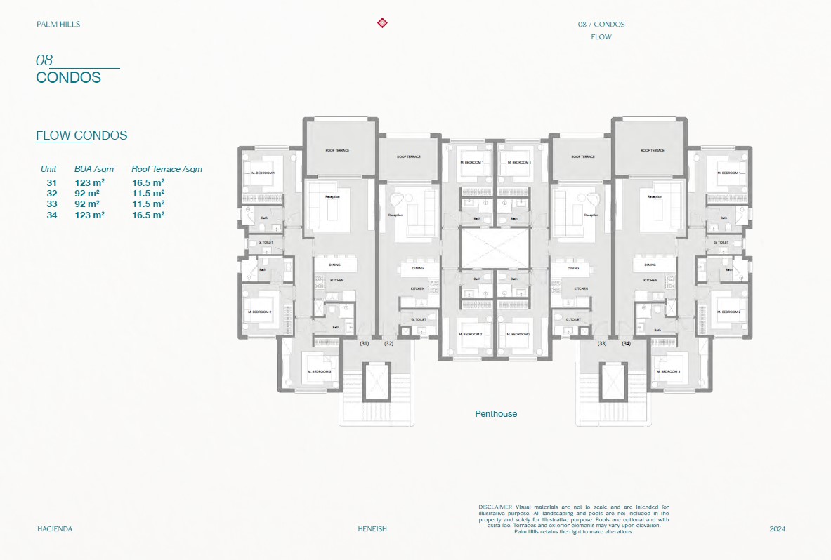 Floor plan for chalet at Hacienda Heneish