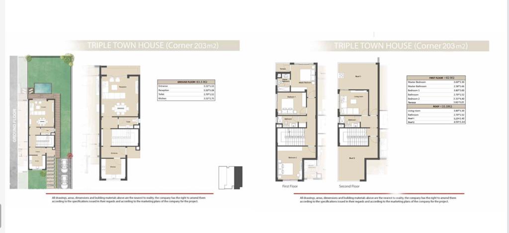 Floor plan for townhouse at Keeva