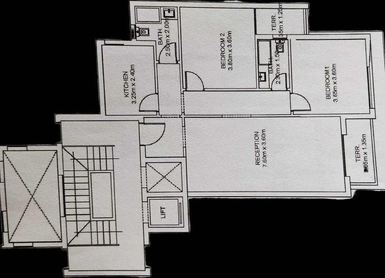 Floor plan for apartment at Fifth Square Al Marasem