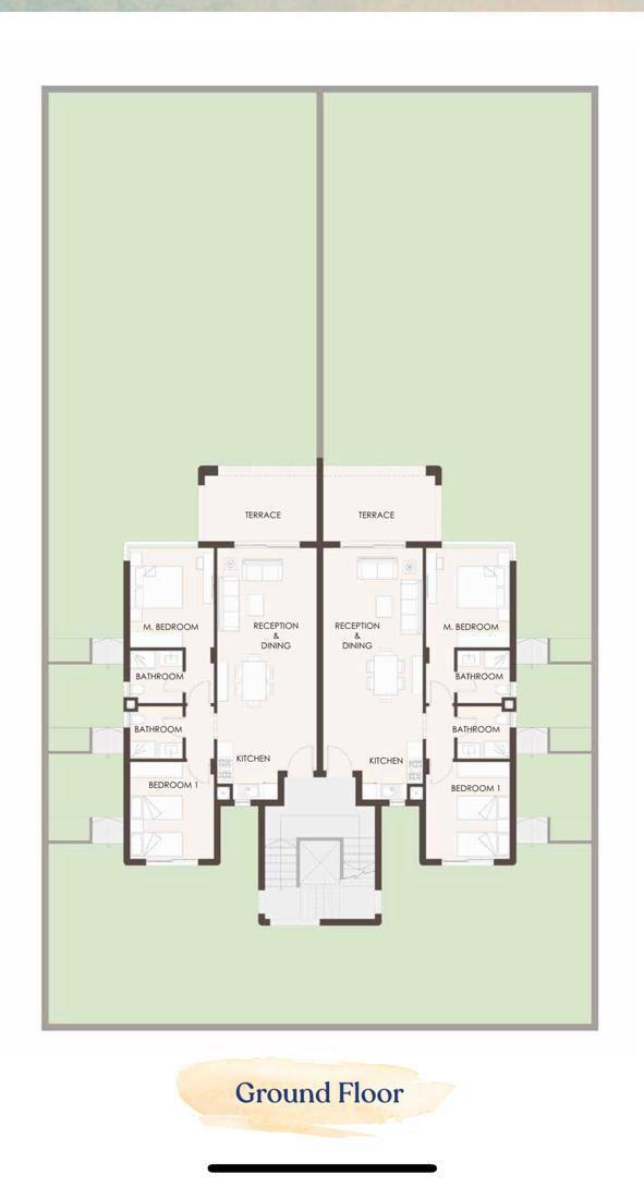 Floor plan for chalet at Hacienda West