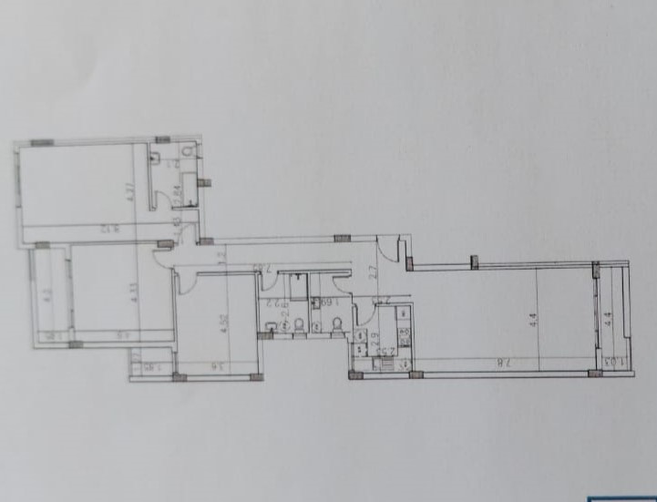 Floor plan for apartment at Mazarine