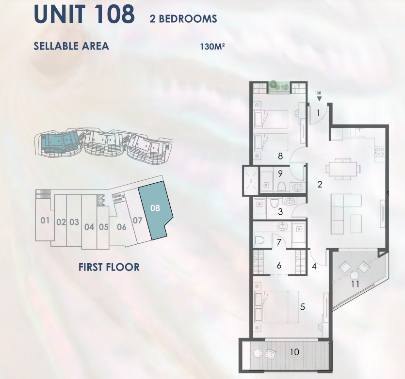 Floor plan for chalet at El Masyaf