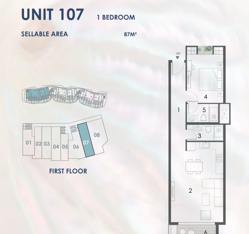 Floor plan for chalet at El Masyaf