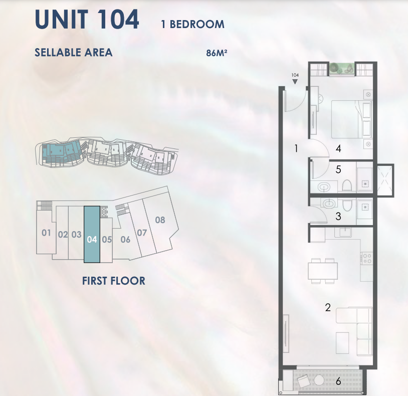 Floor plan for chalet at El Masyaf
