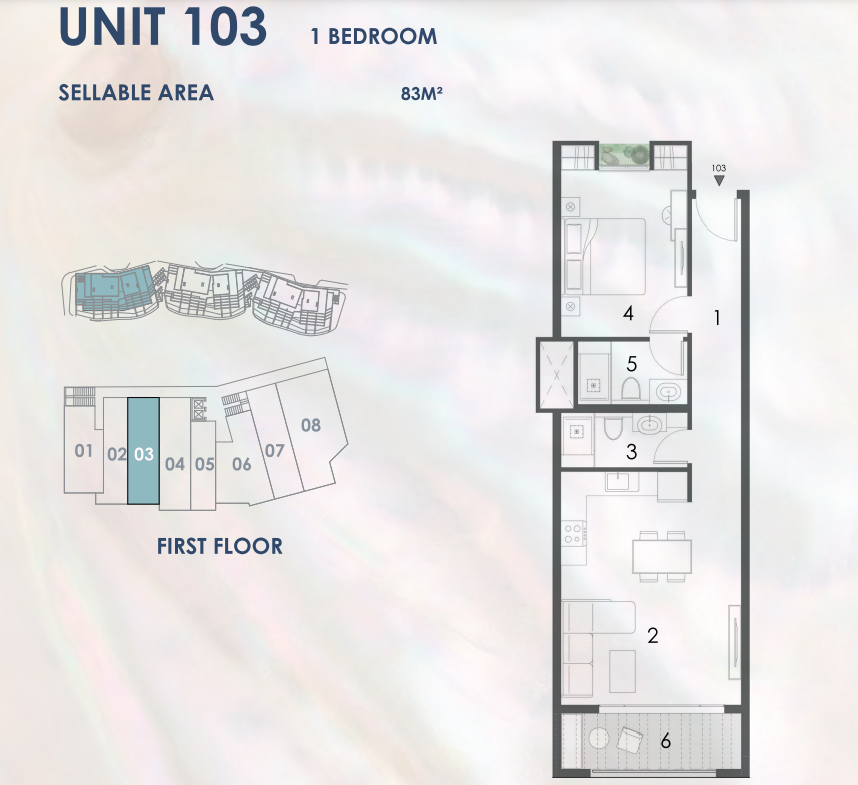 Floor plan for chalet at El Masyaf