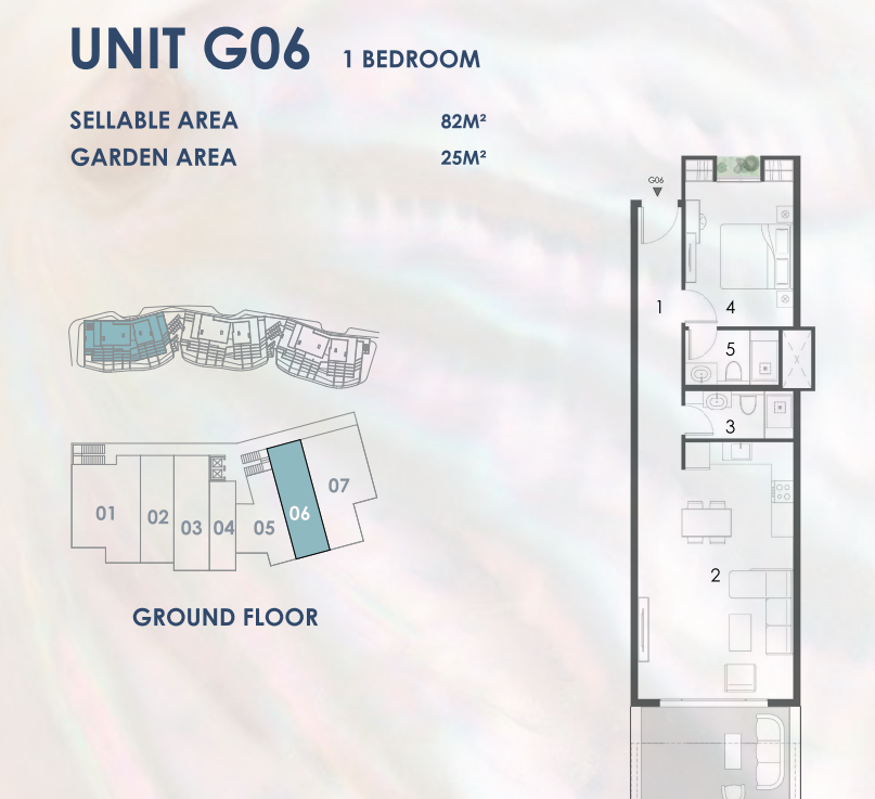 Floor plan for chalet at El Masyaf