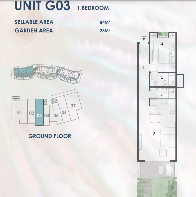 Floor plan for chalet at El Masyaf