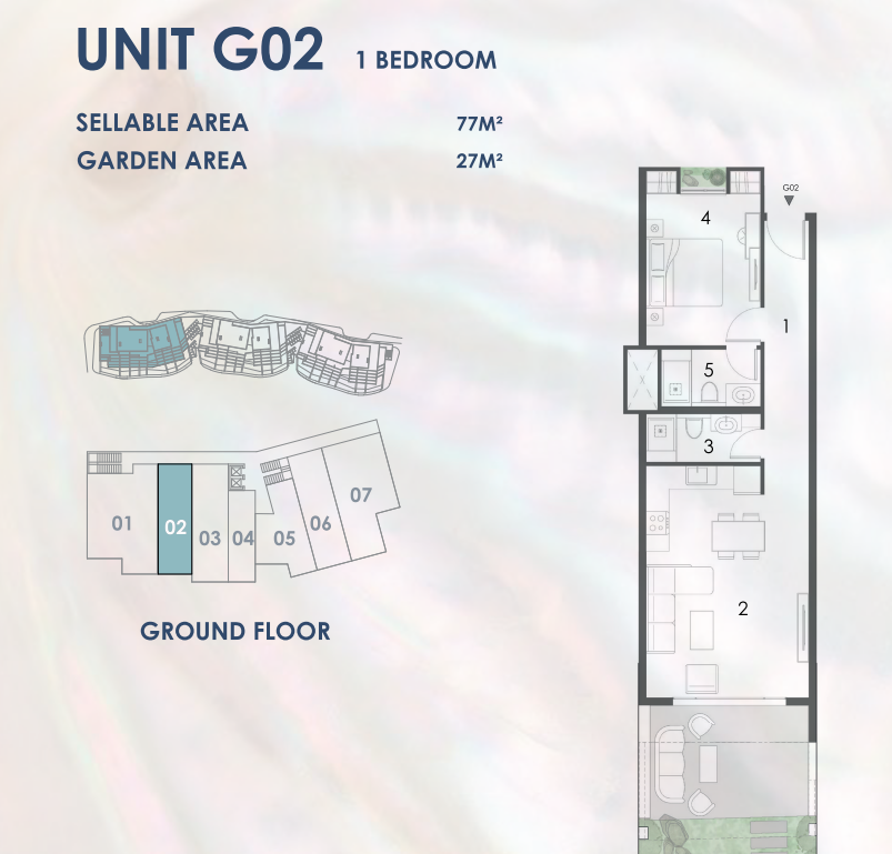 Floor plan for chalet at El Masyaf