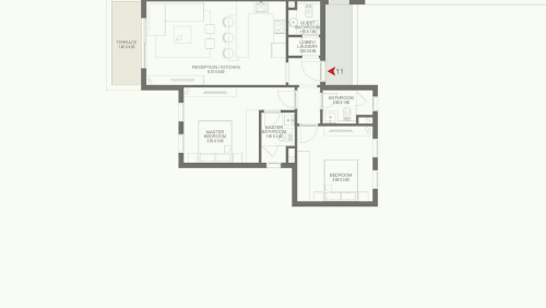 Floor plan for chalet at DUA