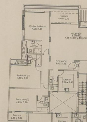 Floor plan for apartment at Capital Gardens