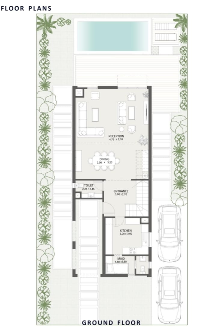 Floor plan for villa at At East