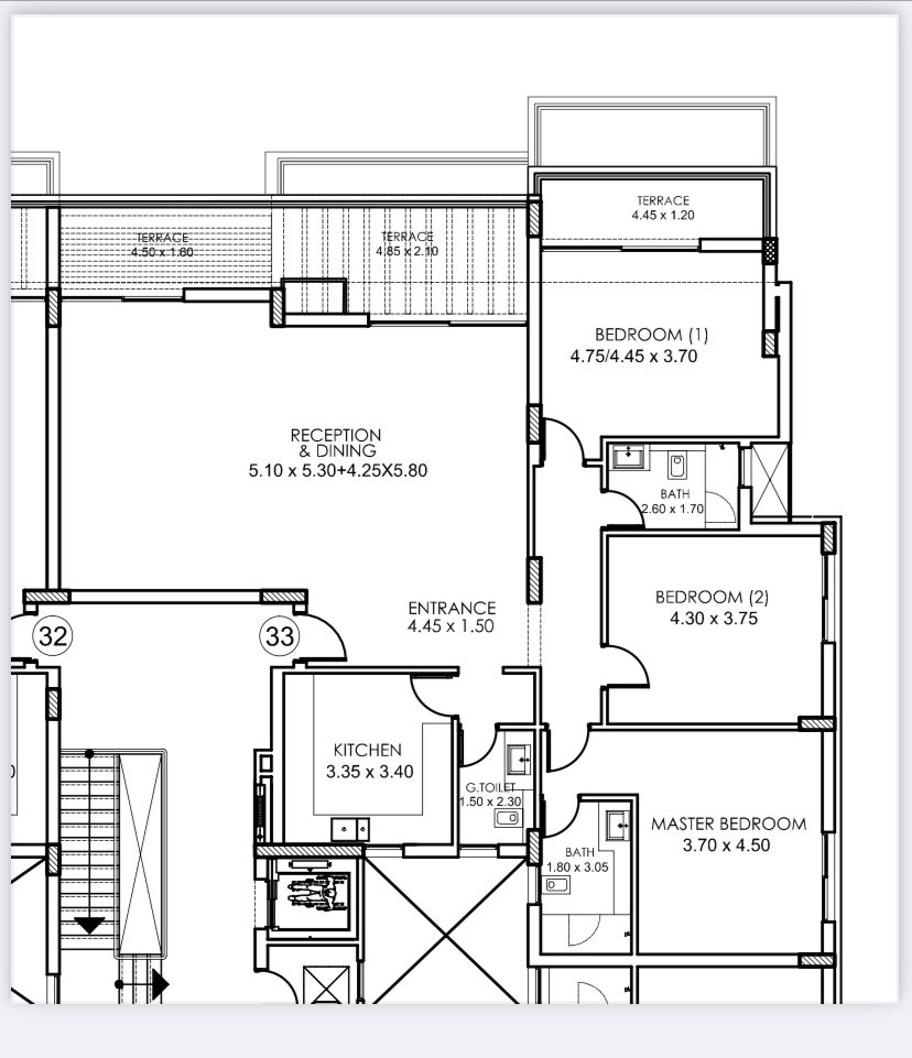 Floor plan for apartment at Capital Gardens
