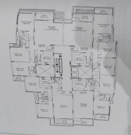 Floor plan for apartment at Capital Gardens